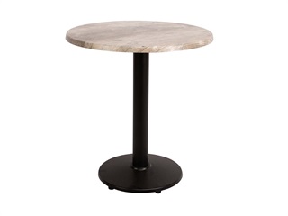  Bistro laminate table, rustic wood